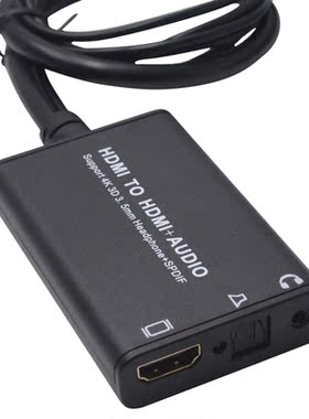 HDMI Splitter + Fiber HDMI TO HDMI+AUDIO(SPDIF) 4Kx2K 3D