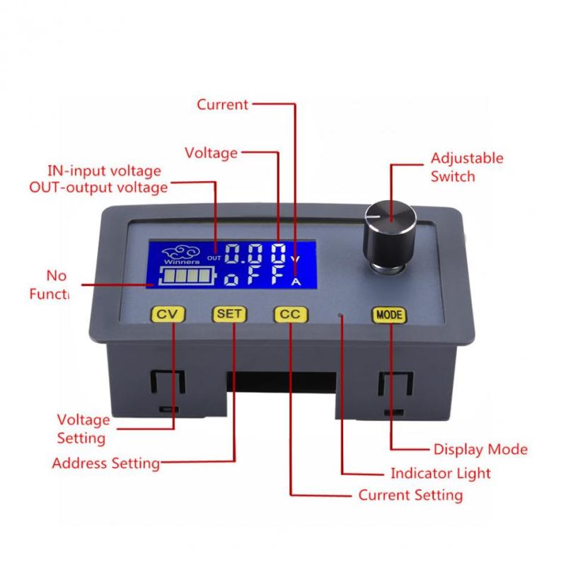 DC-DC 5A LCD Automatic Step-up Step-down Voltage Module Acce - 图3