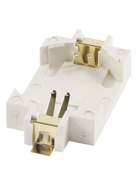 2PCS Shell CR2032 Button Cell Battery Socket Holder Case Whi