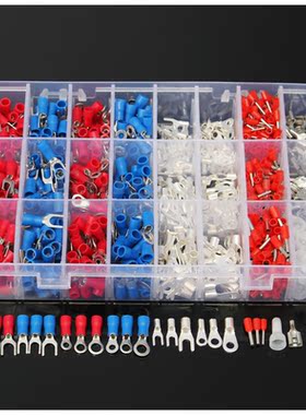1000Pcs Female & Male Spade Insulated Connectors Crimp E