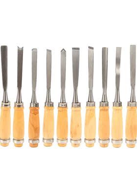 12PCS Wood Carving Hand Chisel Set Woodworking Lathe Gouges