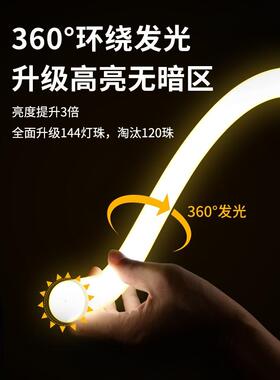 2026圆形led灯带户外防水夜市七彩氛围霓虹灯商用亮化发马年