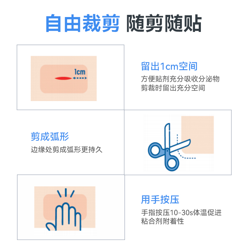 韩国大熊制药医用水胶体敷料人工皮亲水性创口伤口防水愈合创可贴 - 图1