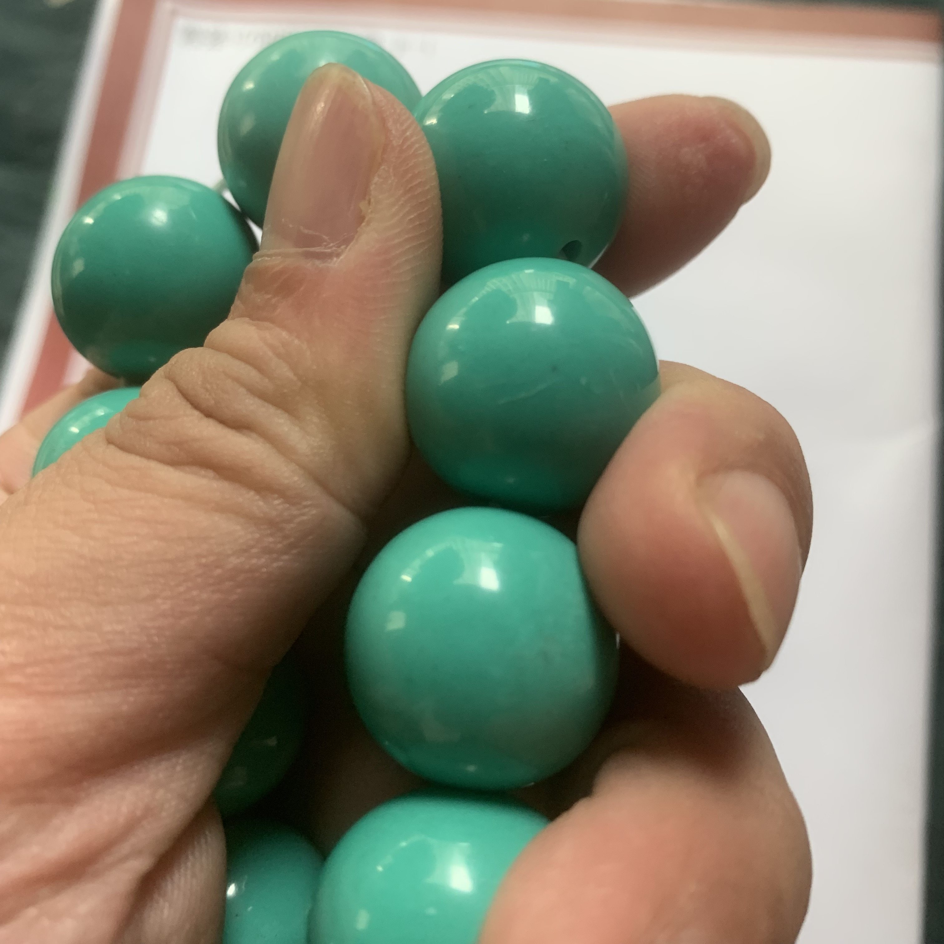 湖北绿松石手串原石原矿手链松石佛珠圆珠男士时尚饰品配饰手串,淘宝优惠券,粉丝福利购,淘宝优惠卷