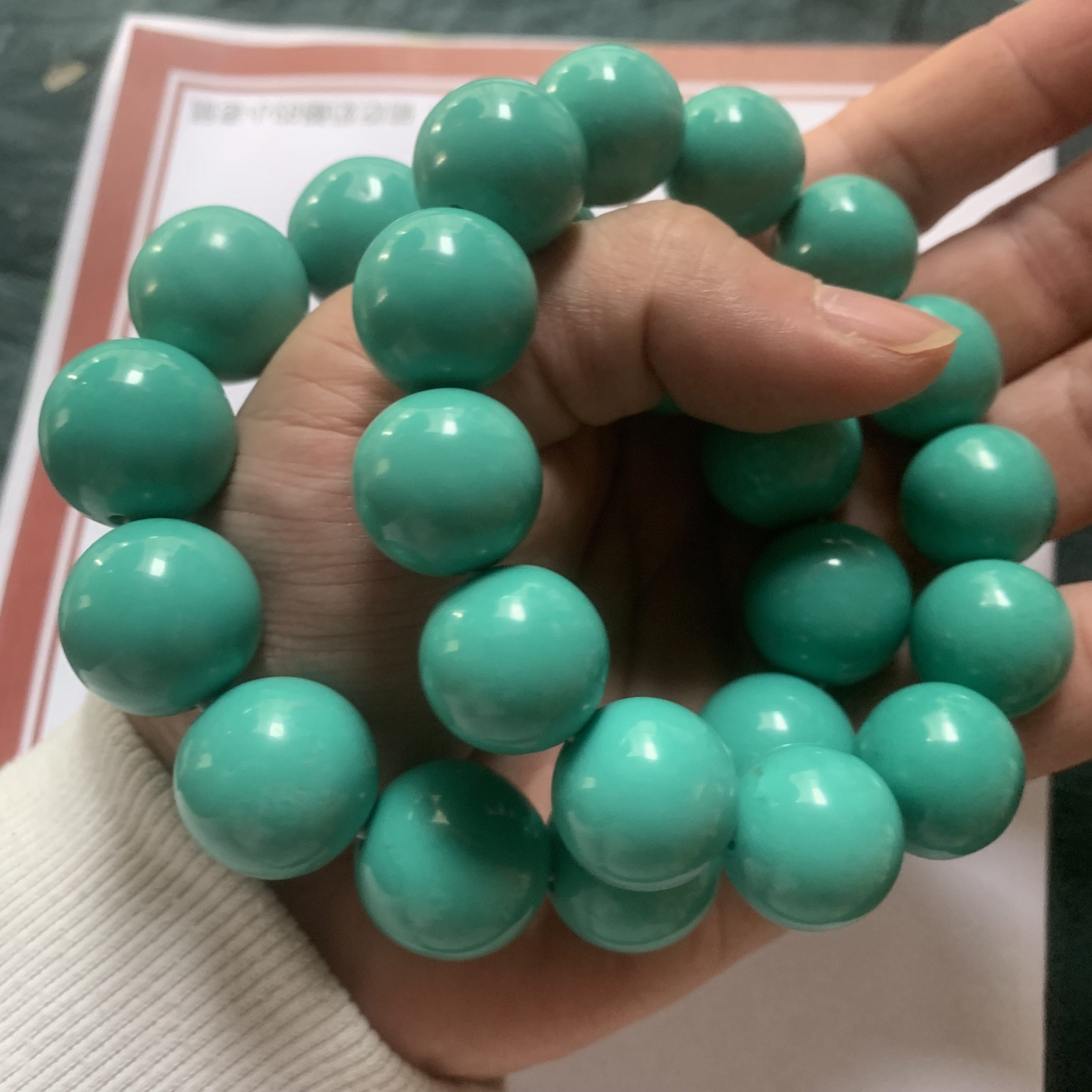 湖北绿松石手串原石原矿手链松石佛珠圆珠男士时尚饰品配饰手串,淘宝优惠券,粉丝福利购,淘宝优惠卷