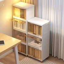 Bookshelves Shelf-Floor Anti-Dust Bookcase Display Cabinet Flip Flops Home Lockers Snacks Storage Cabinets Locker