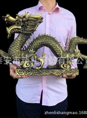 铜万福龙摆件