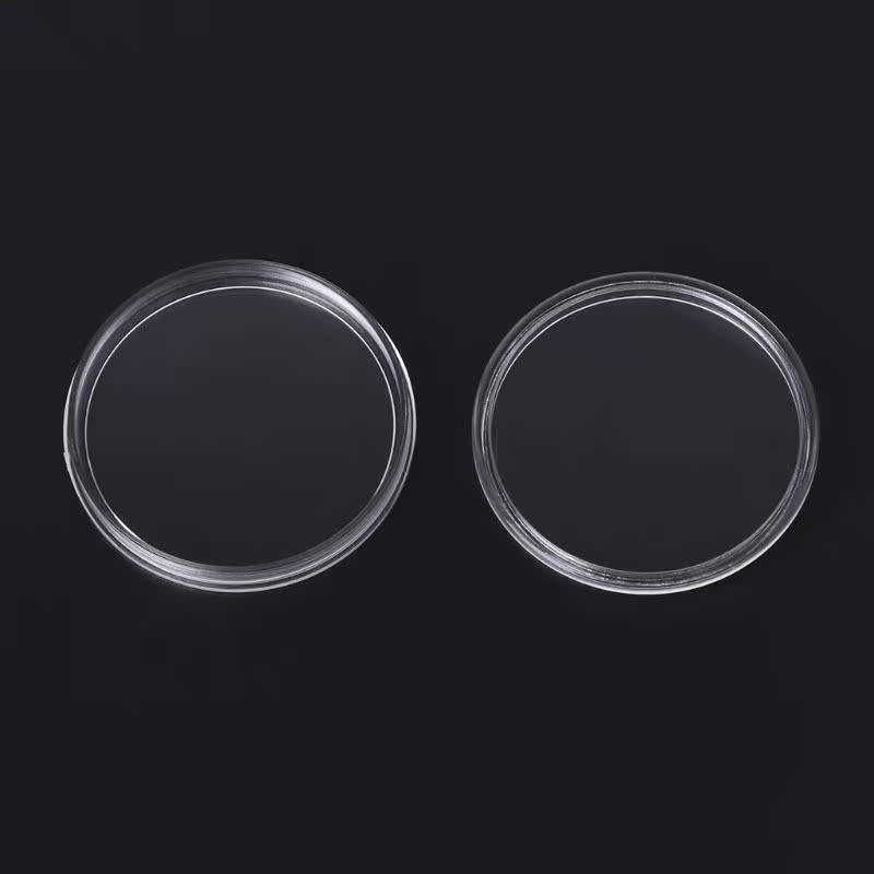 P82C 1 PC 38.6mm Round Acrylic Coin Capsule Clear Storage - 图0