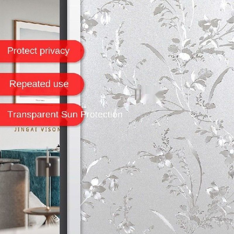 Window Glass Stickers Toilet Transparent Opaque Anti - 图2