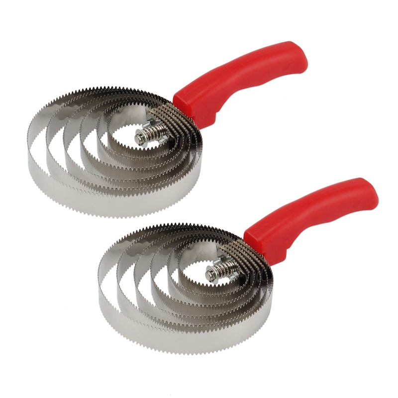2 Pack Reversible Stainless Steel Curry Comb with Soft Conta - 图2