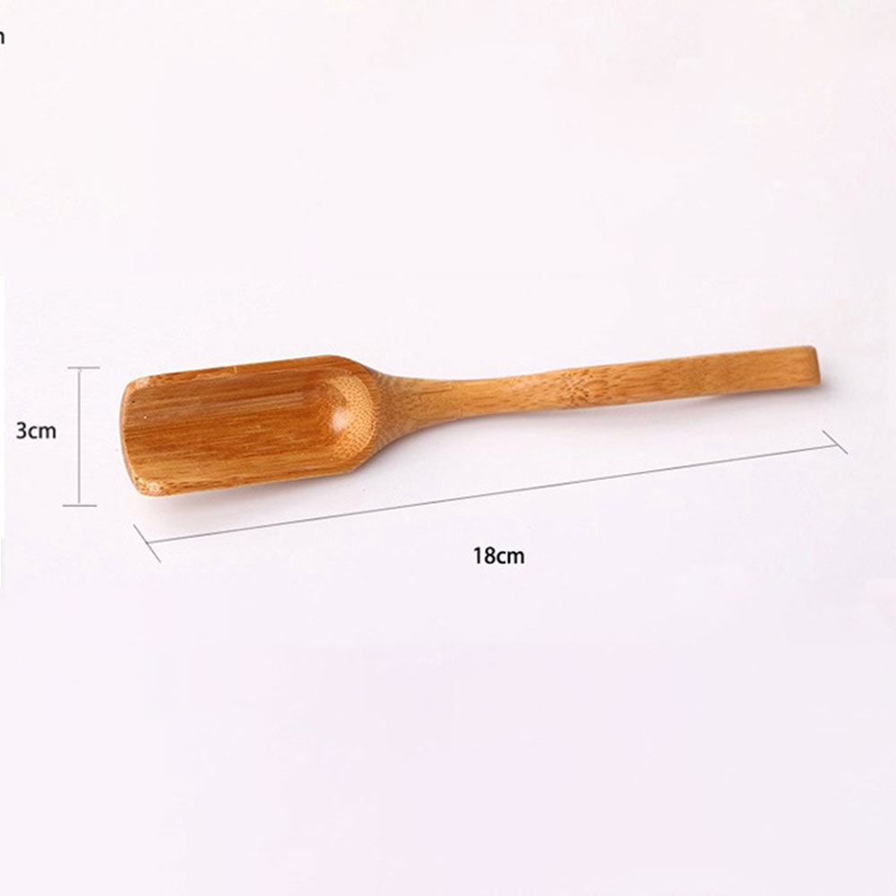 New Natural Bamboo Tea Spoon Honey Sauce Suger Wooden Spoons - 图3