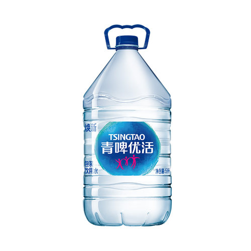 【活动专属】张艺兴代言青啤优活饮用水5L*4桶*3整箱大瓶非矿泉水 - 图1