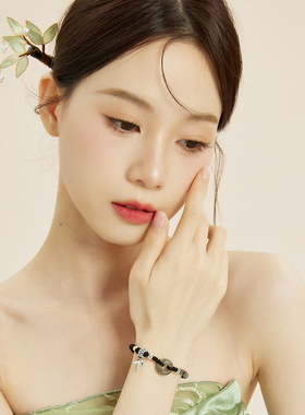 zeroline竹节竹叶平安扣手链女