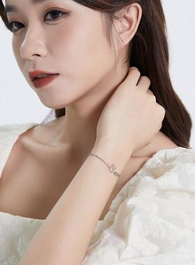 zeroline兔子胡萝卜手链纯银女