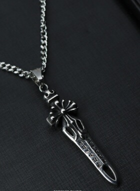 新款时尚款复古做旧兵器潮嘻哈项