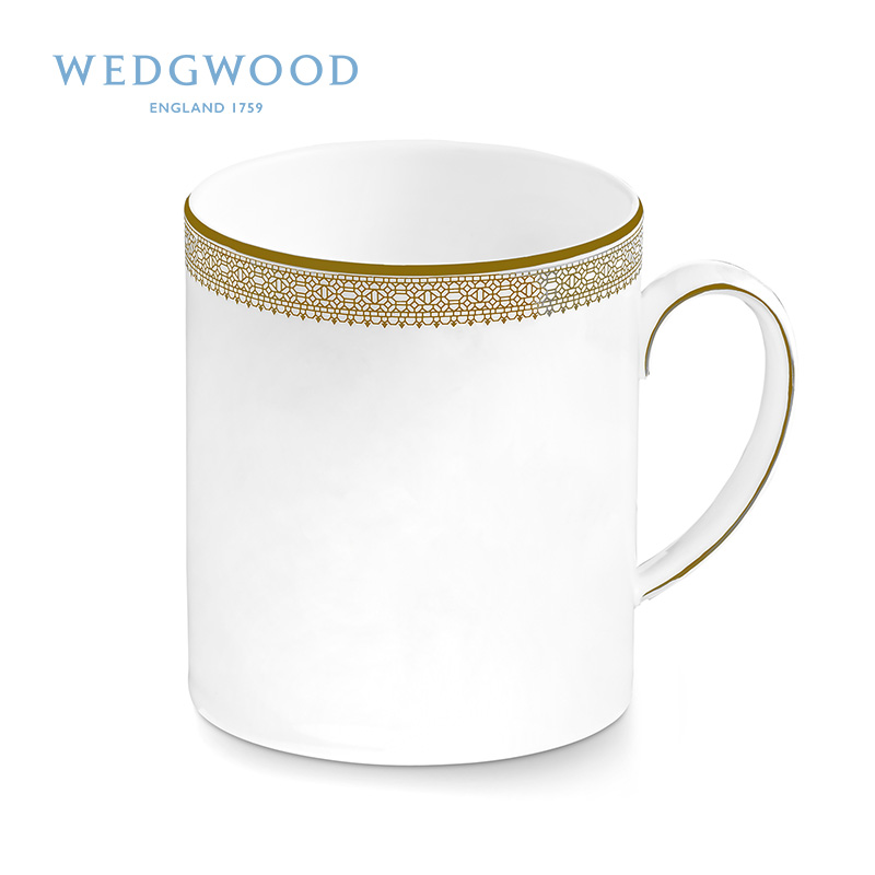 WEDGWOOD威基伍德VeraWang蕾丝马克杯骨瓷水杯子欧式奢华情侣对杯 - 图3