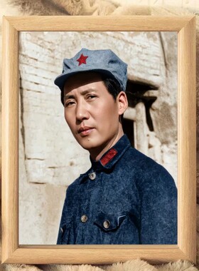 红色励志教员伟人相框摆件