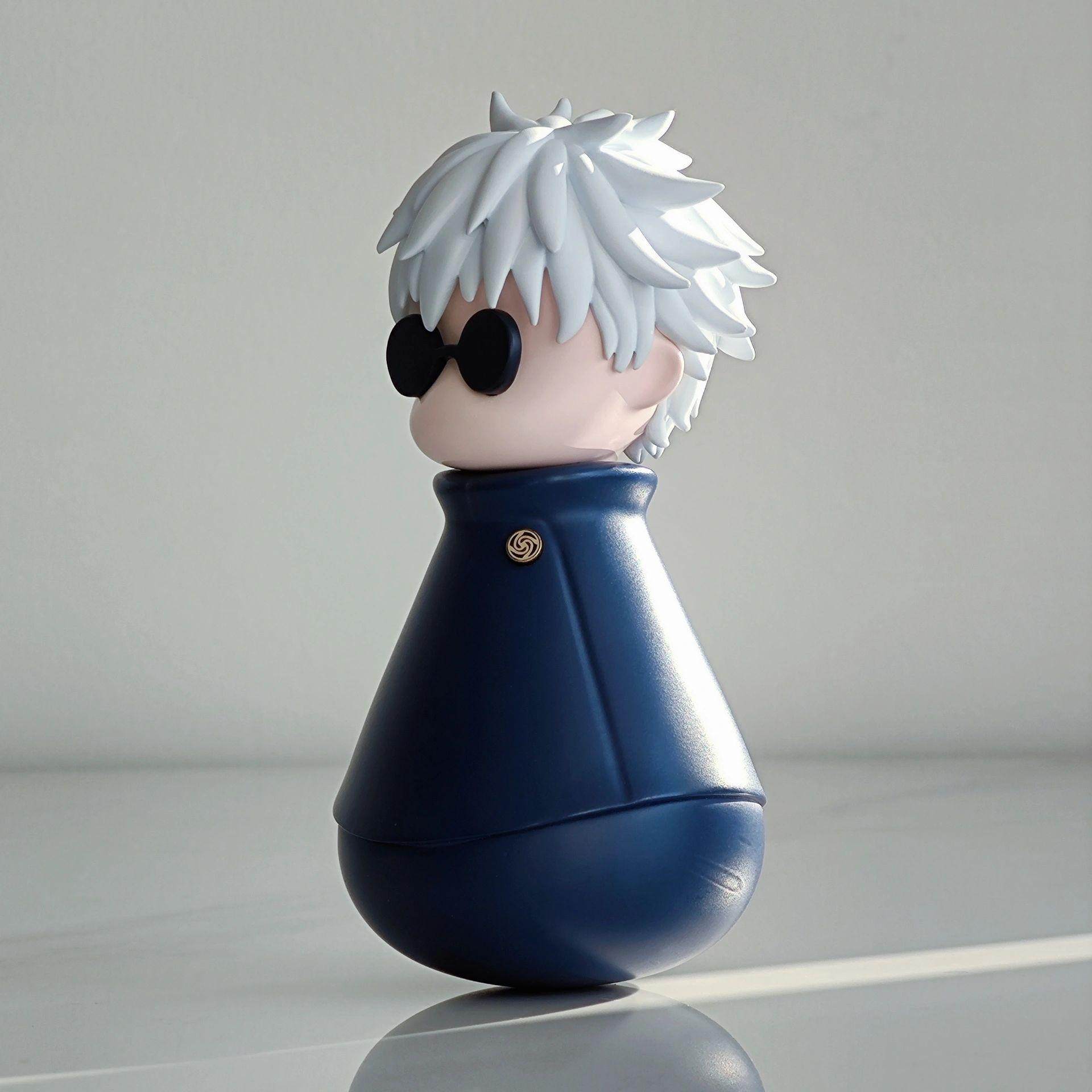 小悟不倒翁手办  五条悟咒术回战创意设计玩具不倒翁动漫周边玩具,淘宝优惠券,粉丝福利购,淘宝优惠卷