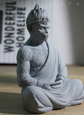 悟空创意鱼缸景观箱桌面装饰摆件