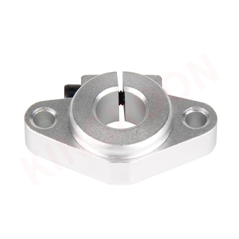 D打印机配件镀铬F轴导轨卧式支架支 撑架SH8/10/光12 - 图0