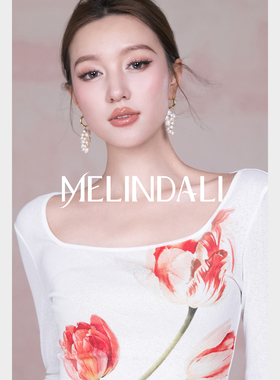 MELINDA LI铜镀18K金天然珍珠项链轻奢高级感锁骨链颈链