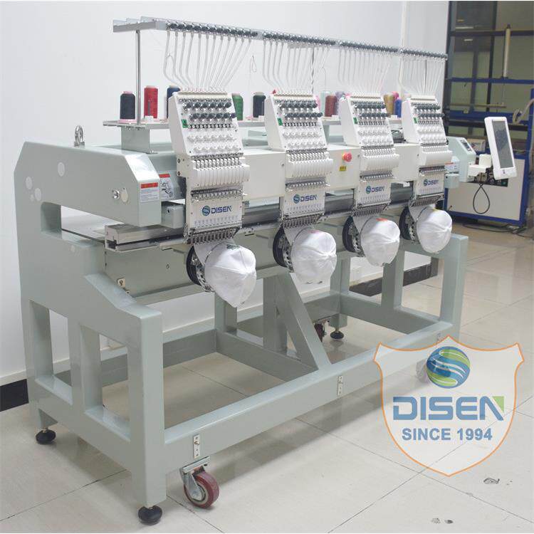 4-head fully automatic computer embroidery machine multi-head cap embroidery machine embroidery machine computer