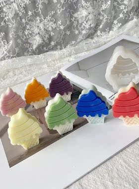 Sweet Cone Ice Cream Baking Silicone Mold DIY Car Air