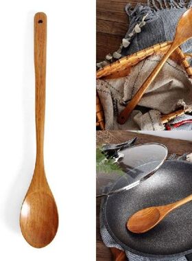 Wooden Spoons Wood Soup Spoons Tablespoons for Mixing