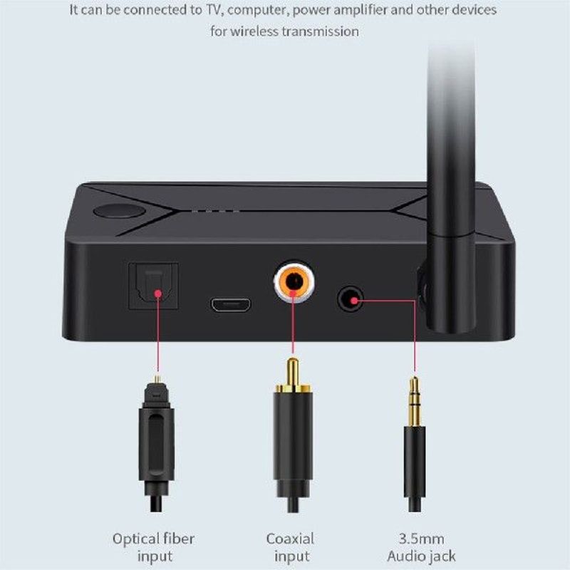 Bluetooth 5.0 Audio Transmitter 3.5mm 3.5 AUX Jack RCA USB O - 图3