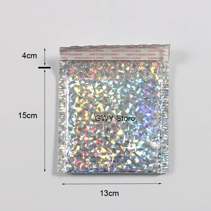 10pcs/lot laser Bubble Mailer Poly Mailing Bags Shipping Env - 图2