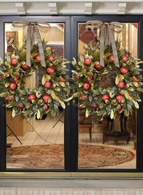 Fall Wreath Pomegranate Wreath Front Door Hanging Ornament
