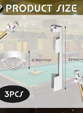 Billiard Cue Clamp 3 Pcs Pool Cue Tip Clamp Alloy Cue Stick