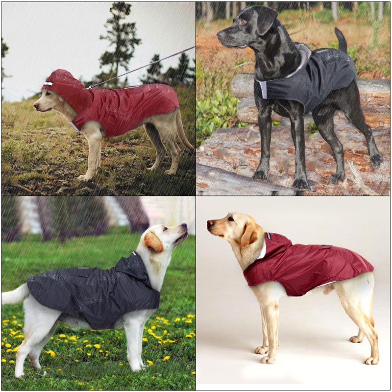 Reflective Dog Raincoat Rain Jacket Jumpsuit Waterproof Pet - 图2