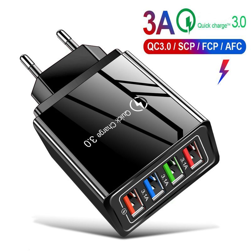 Mobile Phone Charger Quick Charge 3.0 4.0 Fast Charging USB - 图0