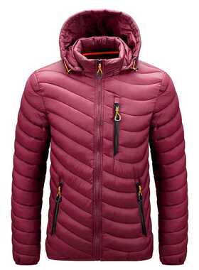 2022 Ultralight Men's Down Brand Clothes Casual Hood
