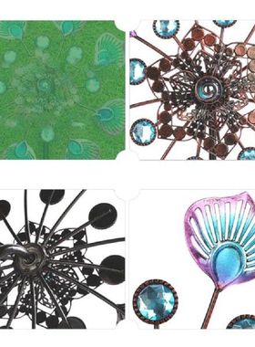 3D Metal Windmill Outdoor Wind Spinners Unique And Magical