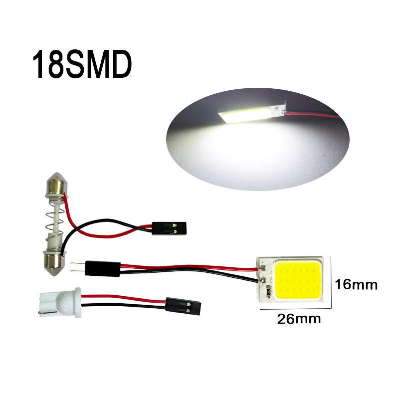 White T10 W5w Cob 24SMD 36SMD 48SMD Car Led Auto Interior Re - 图1