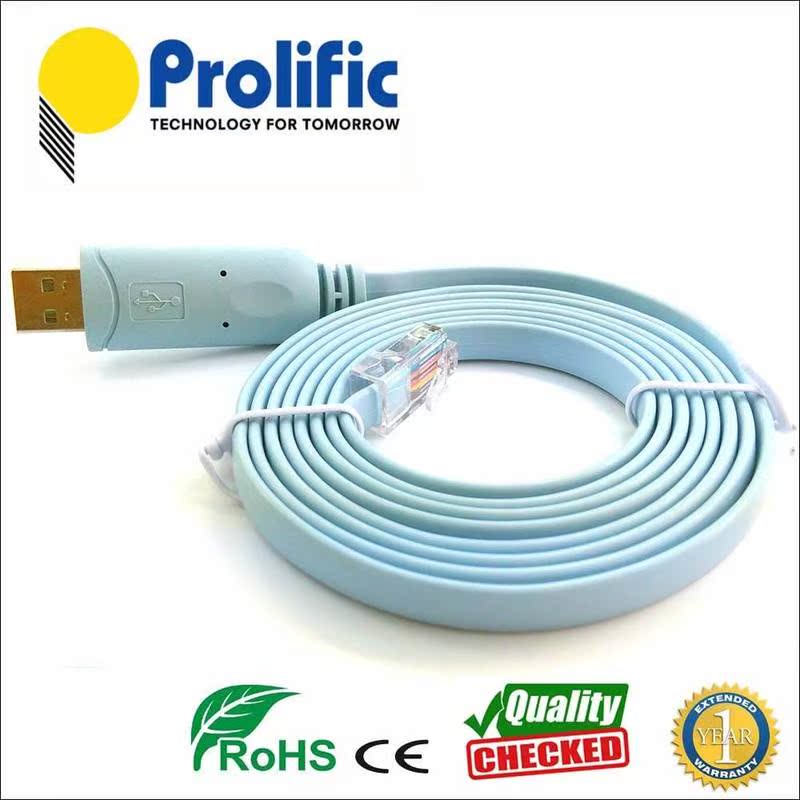 prolific pl2303ra usb rs232 to rj45 console cable for Cisco - 图0