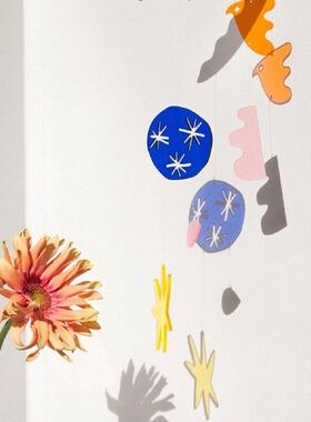 Patterned Wind Chimes Geometric Nordic Home Furnishing