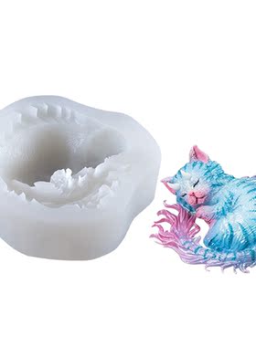 Cat Silicone Mold Animal Candle Molds Cat Shape Candle