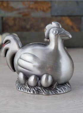 Europe sliver chicken piggy bank cash box for money Zinc