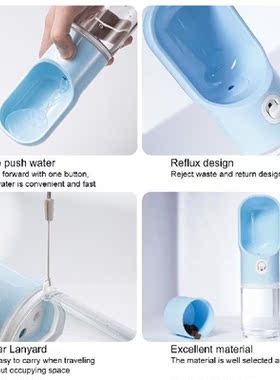 Portable Pet Water Bottle Portable Puppy Water Dispenser