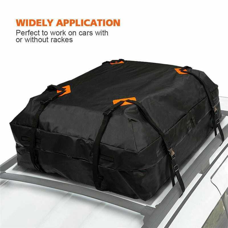 112X84X44cm Waterproof Car Roof Top Rack Carrier Cargo Bag L - 图3