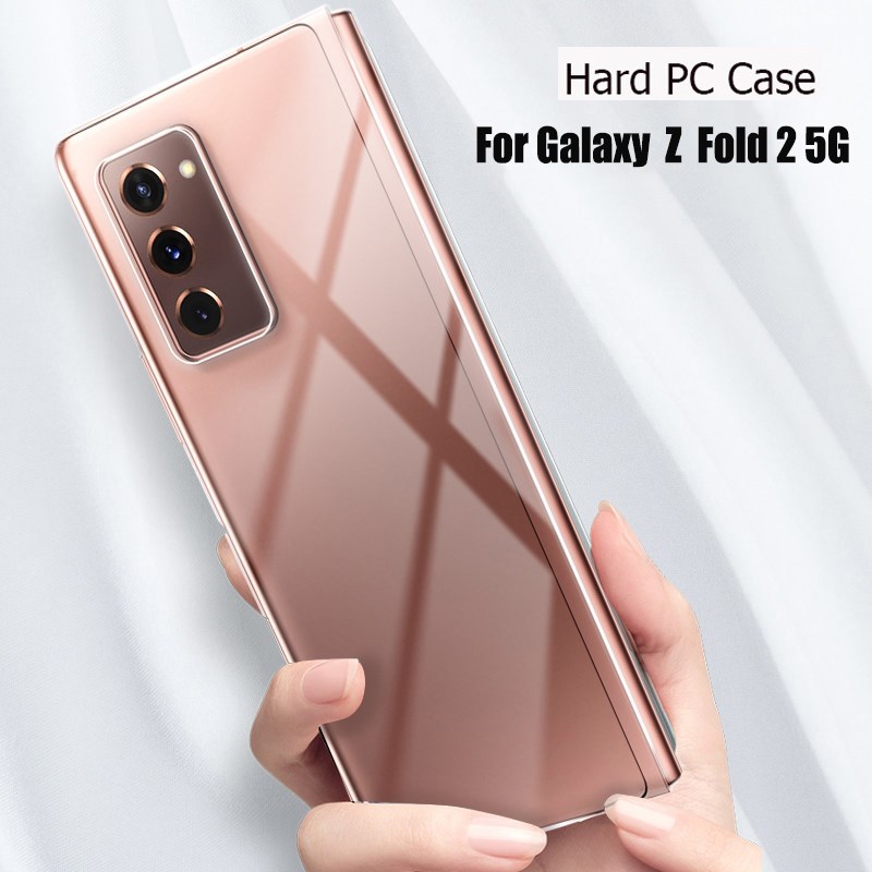 For Samsung Galaxy Z Fold 2 5G Case Transparent Cover For G-图0