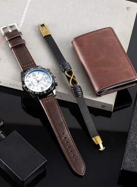 Men's luxury watch gift box 3-piece set for birthday