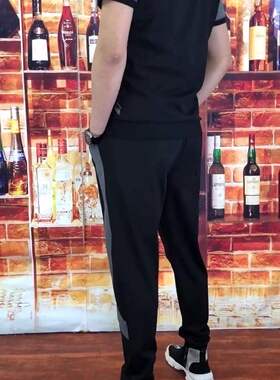 Men's sportswear short sleeve T-shirt two piece set2