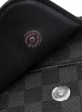 Luxury Brand Men's Shoulder/Crossbody Bag Leather Plaid