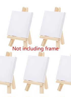 5 mini blank oil painting frames square 7x7cm oil painting