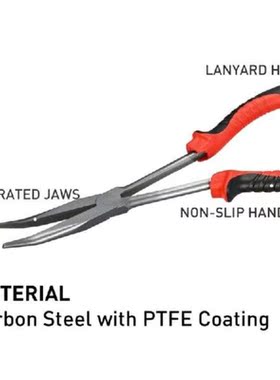 Long Reach Fishing Pliers Long Needle Nose Plier Alloy