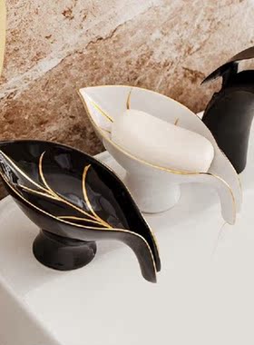 Light Luxury Ceramics Soap Dish Draining Soap Packaging